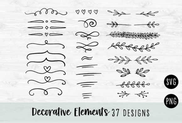 Decorative Elements and Branches SVG: Crafting Digital Elegance