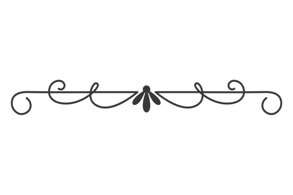 Decorative Line Divider: Vintage Classic Text Delimiter