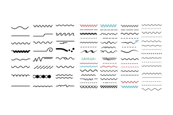 Diverse Collection of Decorative Lines I: Beyond Basic Borders