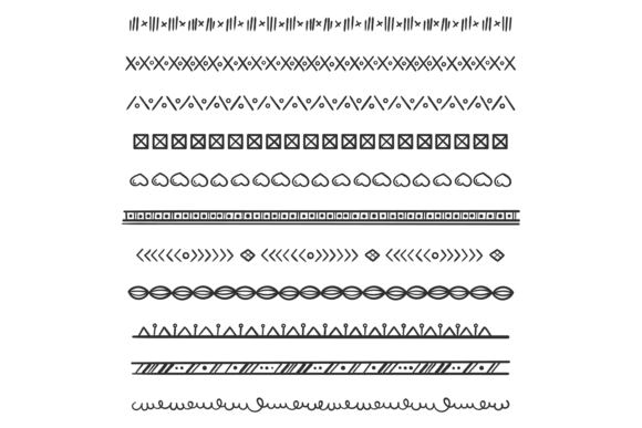 Doodle Pattern Set: Simple Decorative Dr for Creative Projects