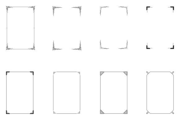 Elevate Your Designs with Bundle of Decorative Frames Set 10