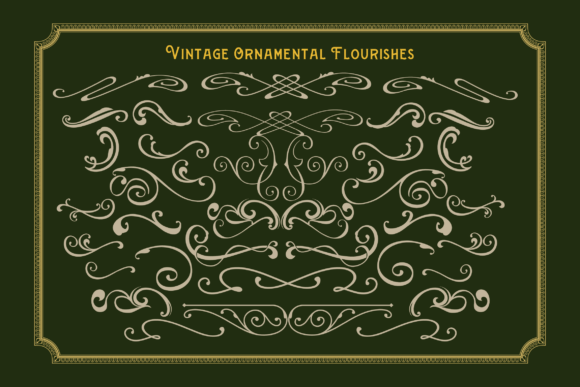 Elevate Your Designs with Timeless Classic Decorative Flourishes