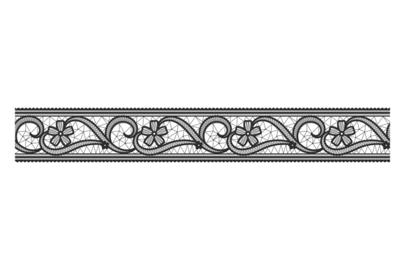The Timeless Elegance of Floral Lace Decorative Horizontal Patter